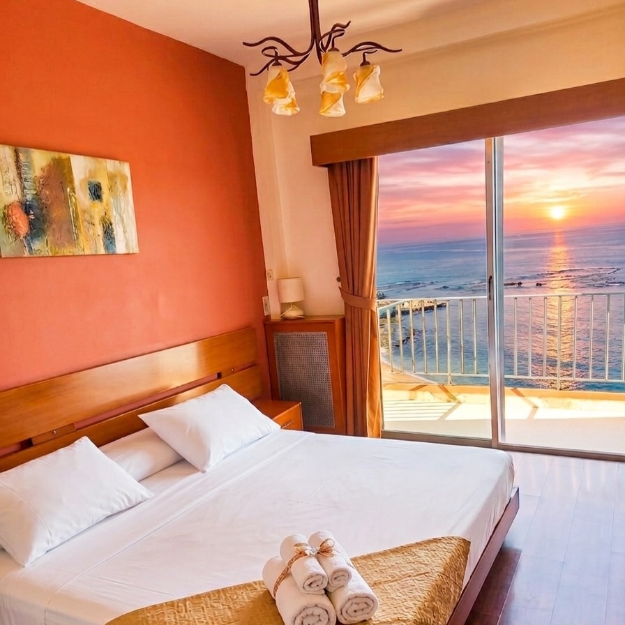 Sea View Room at Ahiram Hotel